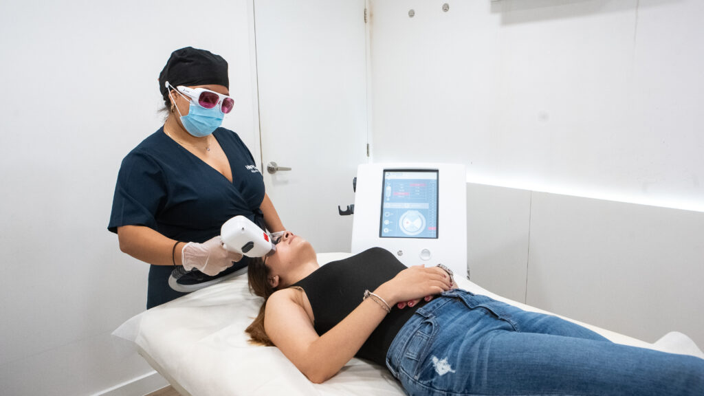 Depilación láser facial con Leiser en HAPPYláser