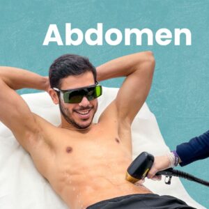 depilación láser abdomen en HAPPYláser